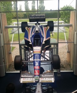 The Williams FW19 was the car with which the Williams Formula One team used to win the 1997 Formula One world championship.. It was driven by Jacques Villeneuve and hangs as the last championship winning car in the Williams Museum entrance.